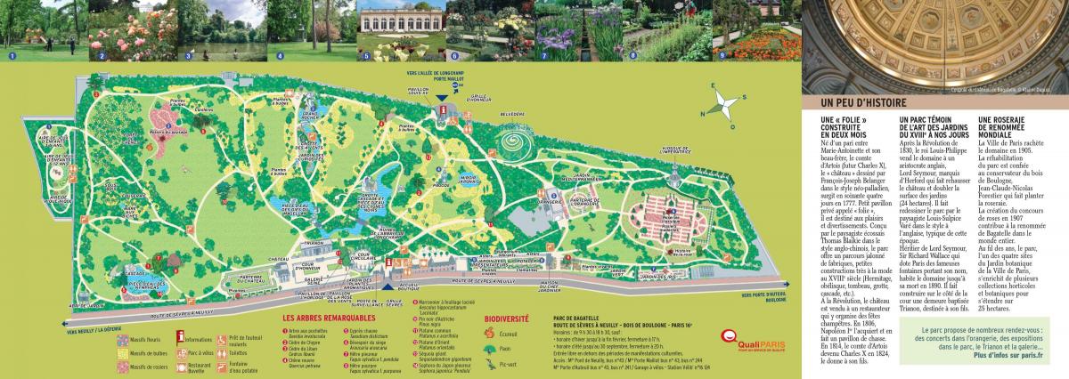 Karta u parku de Bagatelle