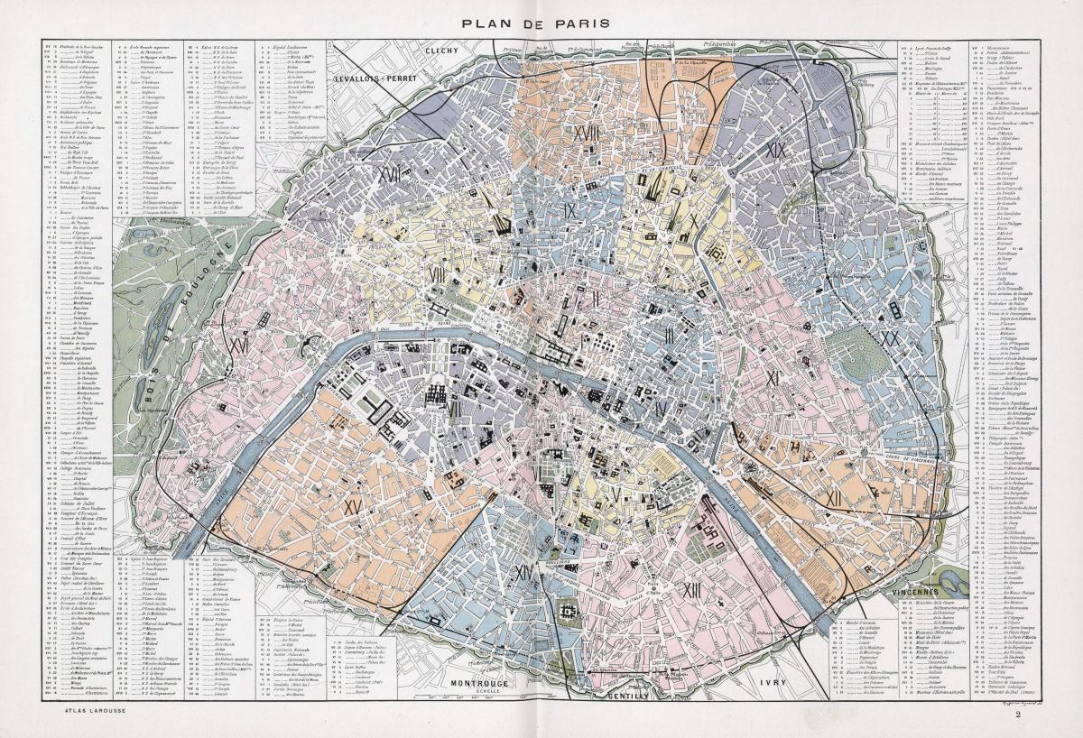 Karta za Pariz 1900