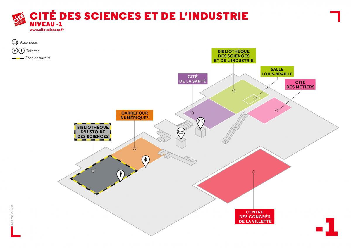 Mapa Cité des Nauka i de sam'Industrie Nivou -1