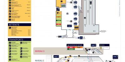 Mapa Gare Montparnasseu Nivo 3-Izvinite