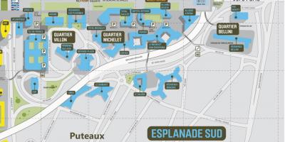 Karte za La Défense Južno Šetalištima