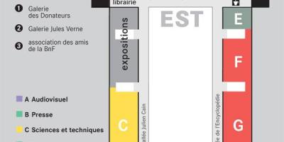 Mapa Bibliothèque vezi de France - pod 1