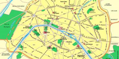 Mapa stanica, pariz
