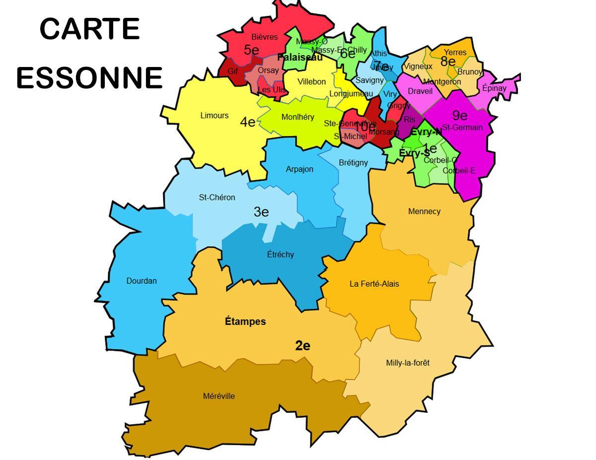 Mapa Essonni