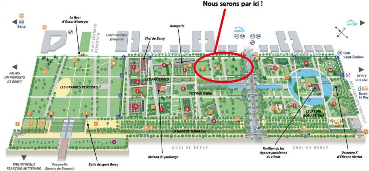 Karta u parku de Bercy