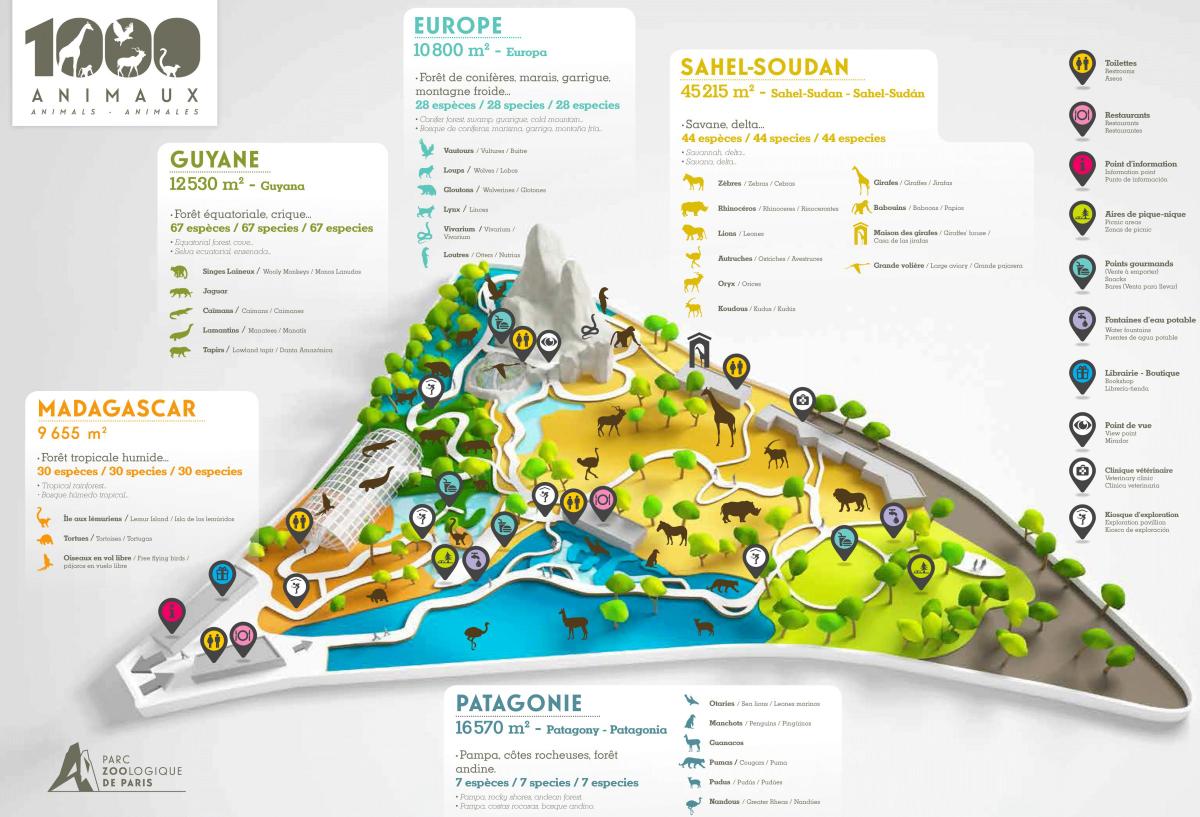 Karta za Pariz Zoološkom Park