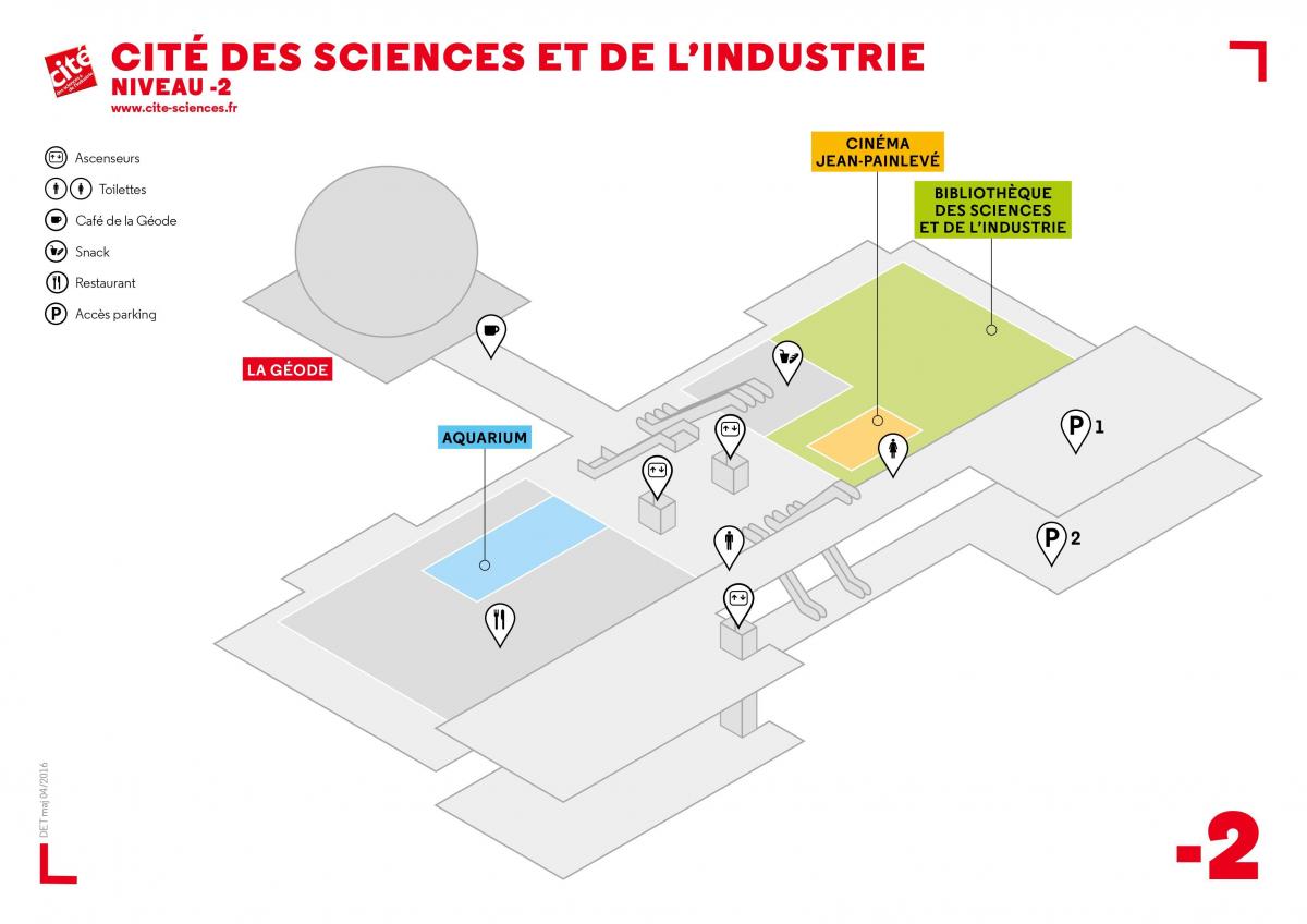 Mapa Cité des Nauka i de sam'Industrie Nivou -2