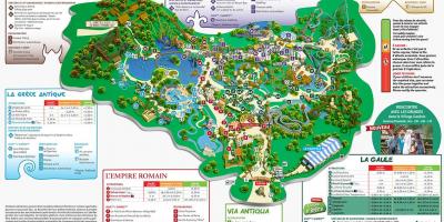 Mapa Asteriks park
