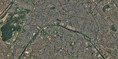 Mapa satelit Pariz
